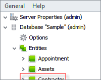 Custom Database Creation
