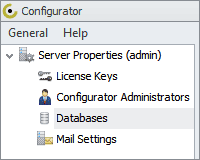 Custom Database Setup